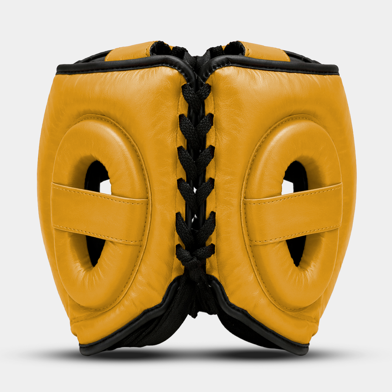 Face Shield Gold Genuine Leather Boxing Helmet | Guerrero™
