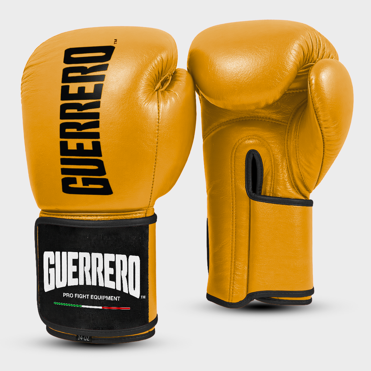 Titan Gloves Plus Full Guard Gold Headguard in Genuine Leather | Guerrero