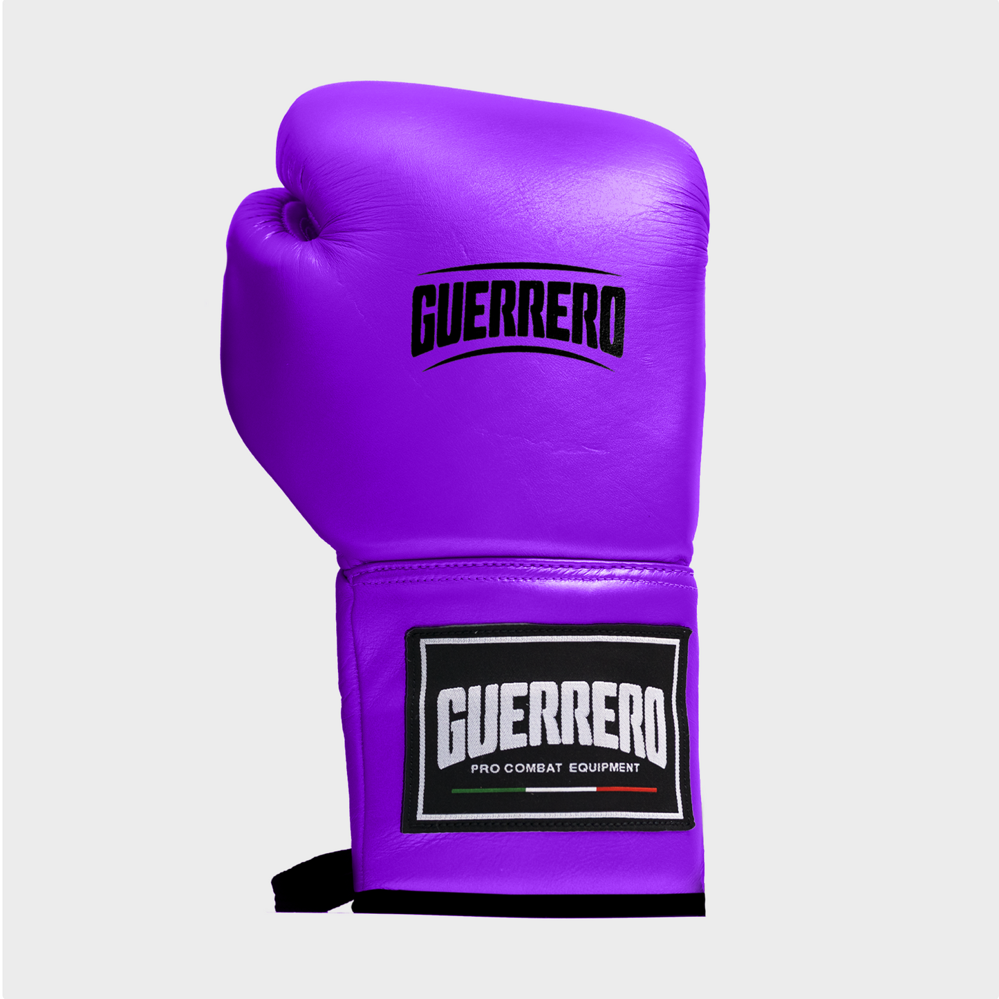 Guantoni Flex Strike Più Caschetto Max Vision e Conchiglia Protettiva Viola in vera pelle | Guerrero