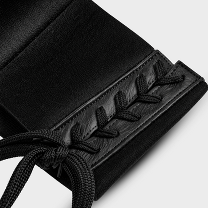 Black Genuine Leather Combat Shell – Core Shield Series | Guerrero™