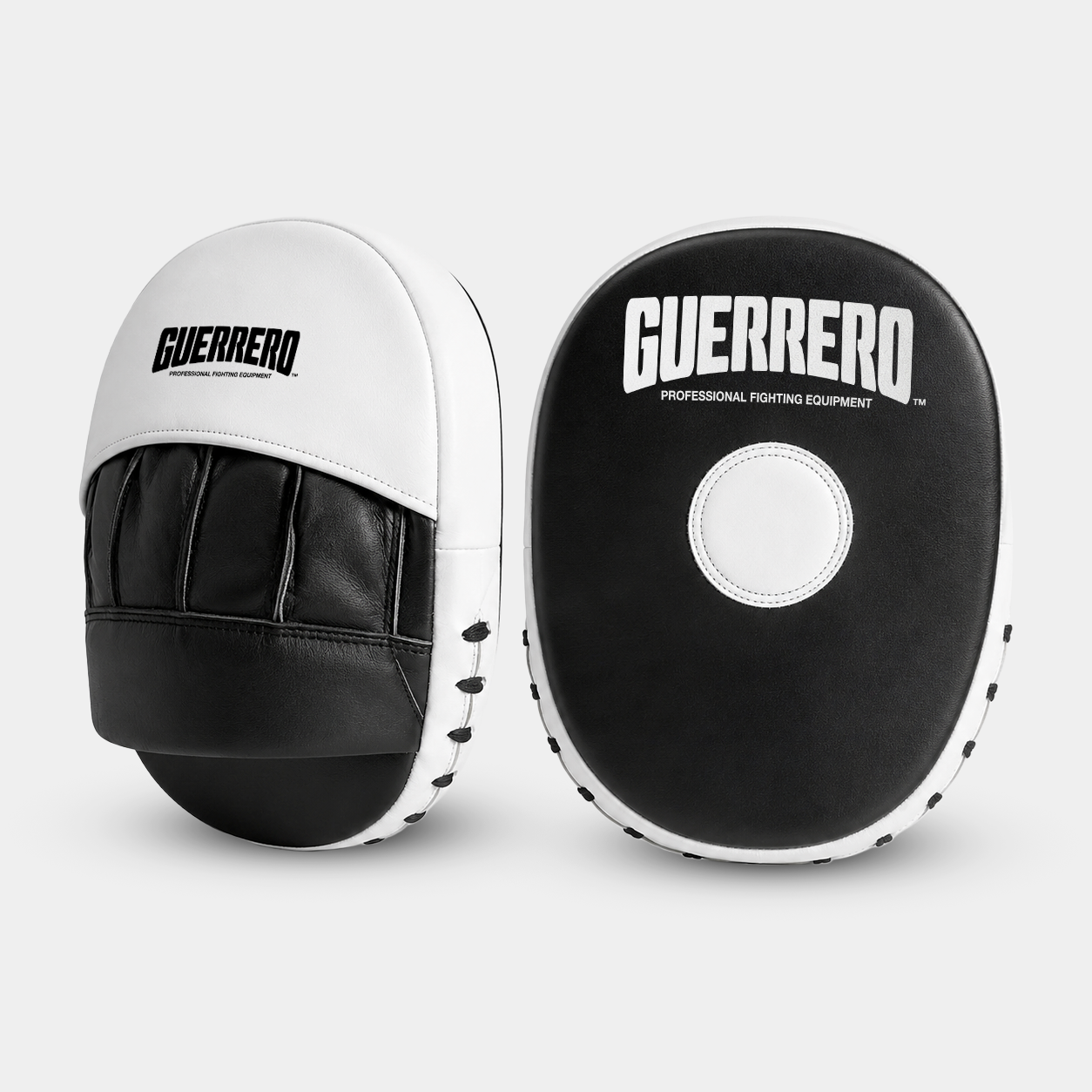 Focus Curved Genuine Leather Boxing Mitts | Guerrero™
