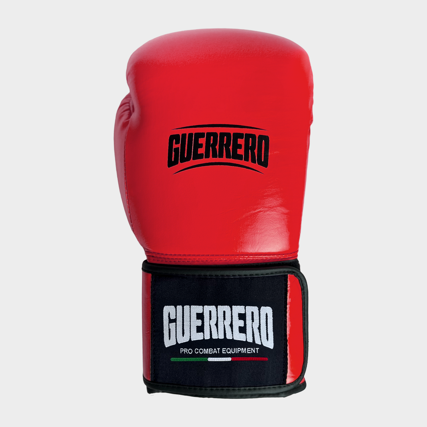Guantoni Flex Strike Più Caschetto Max Vision e Conchiglia Protettiva Rossi in vera pelle | Guerrero