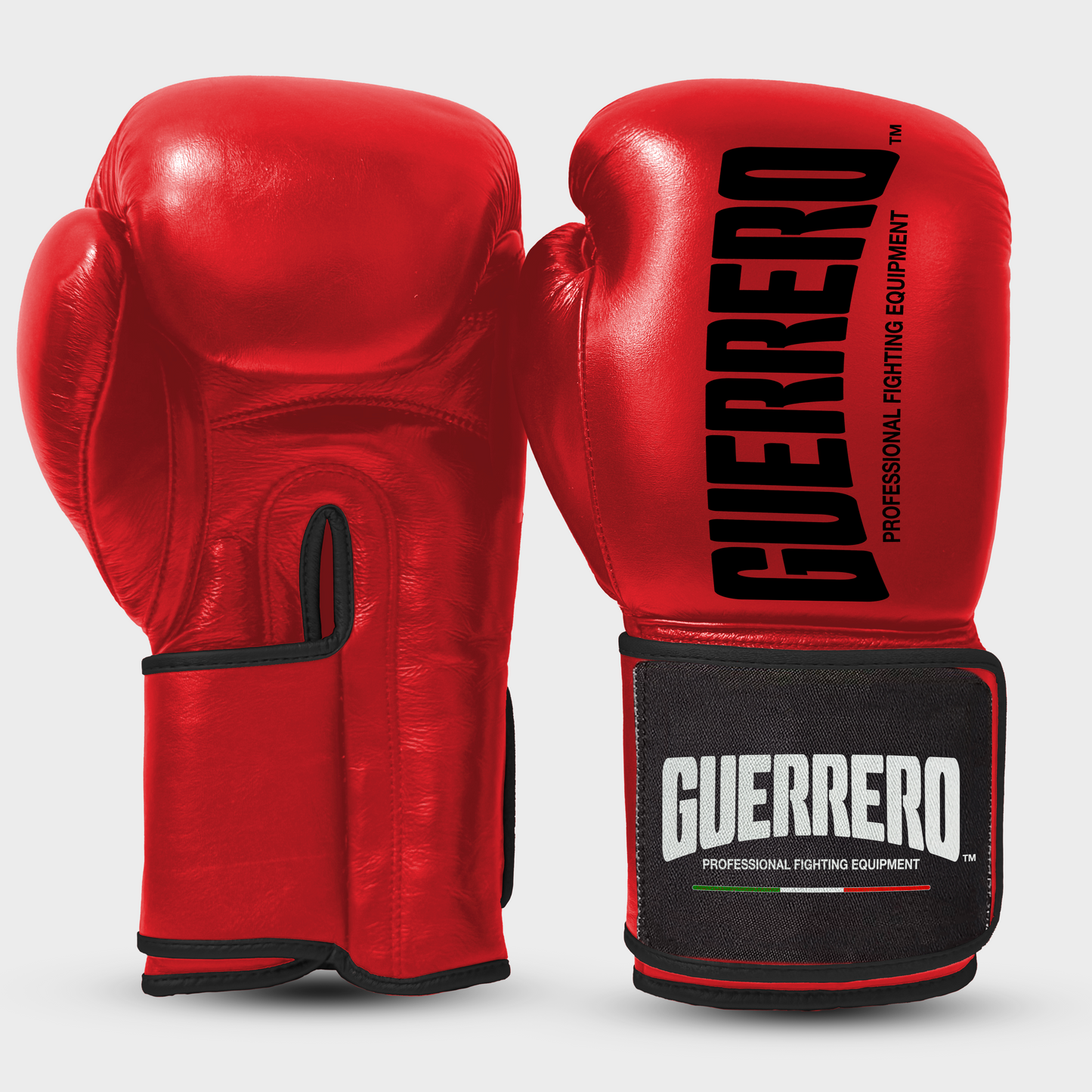 Sparring Kit Guantoni Titan Black Edges Più Caschetto Max Vision Rossi in vera pelle | Guerrero
