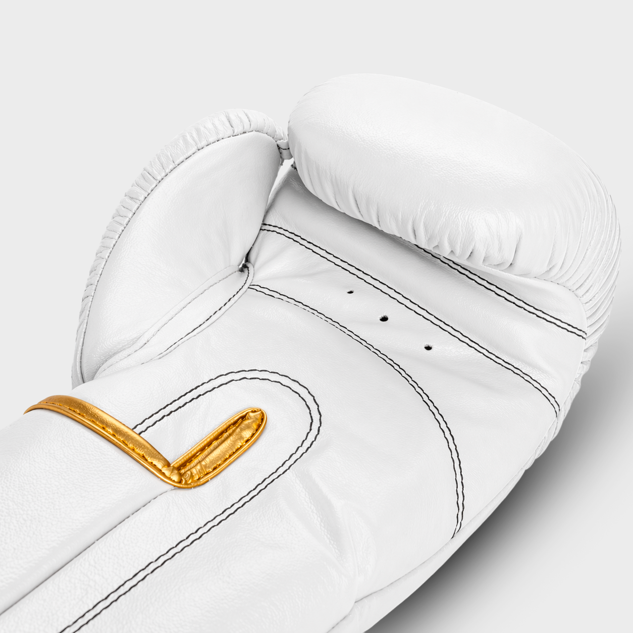 Guerrero™ Titan PRO Weiße Boxhandschuhe aus echtem Leder
