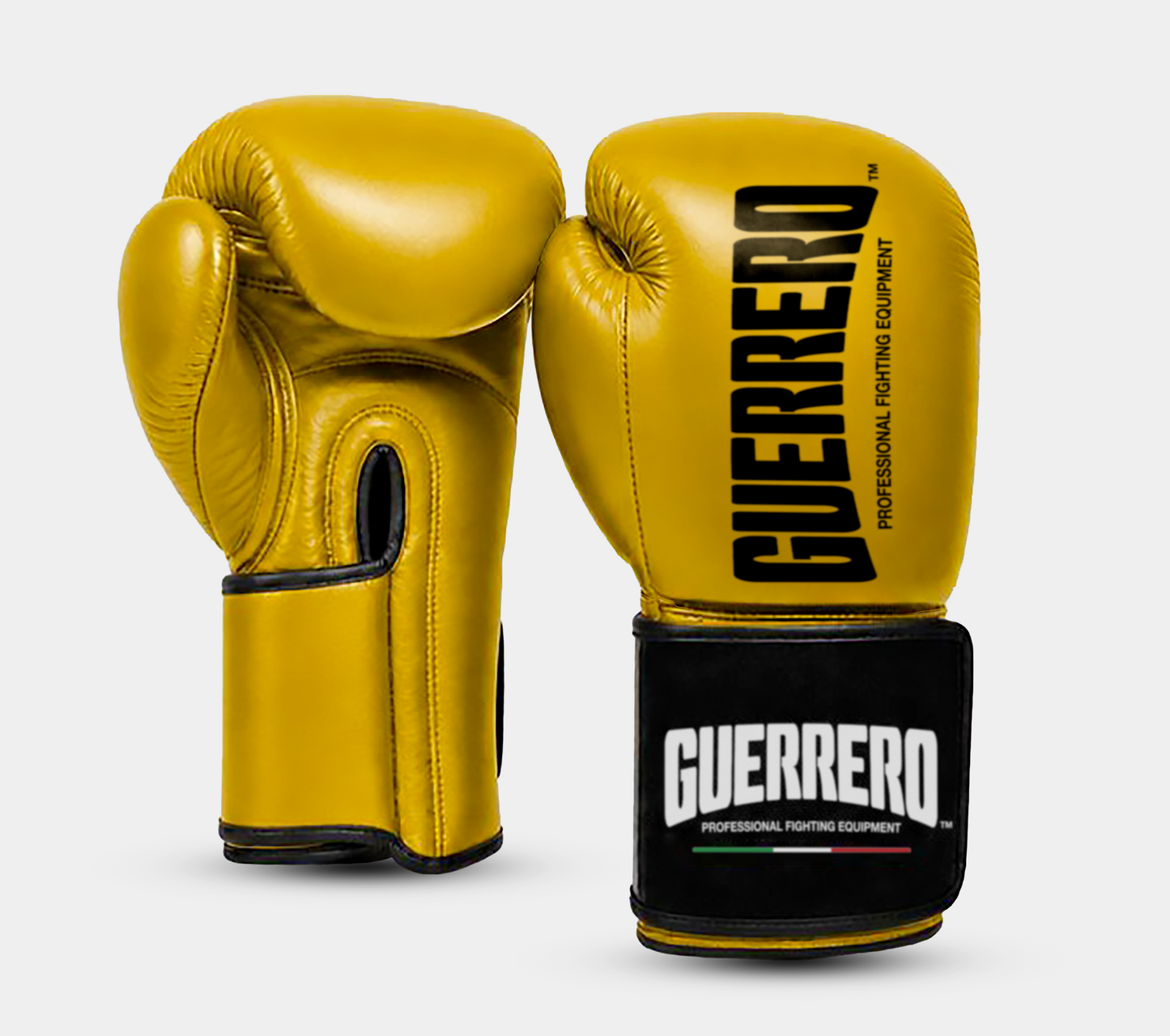 Guerrero™ Titan Gold Boxhandschuhe aus echtem Leder