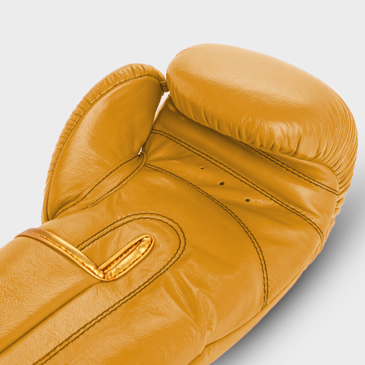 Guantoni da Boxe in Vera Pelle Titan PRO Oro Guerrero™