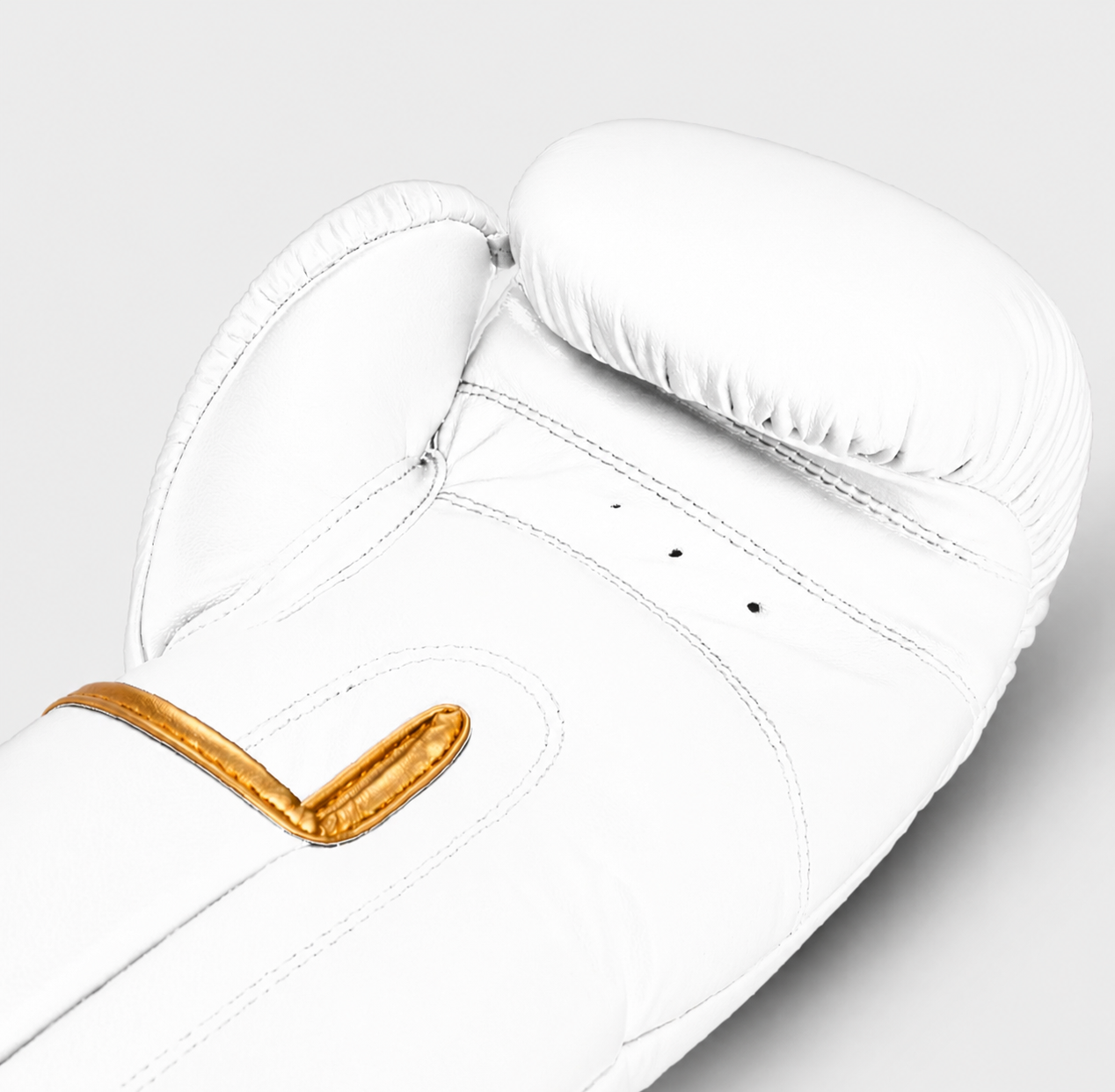 Guantoni da Boxe in Vera Pelle Titan Bianchi Guerrero™