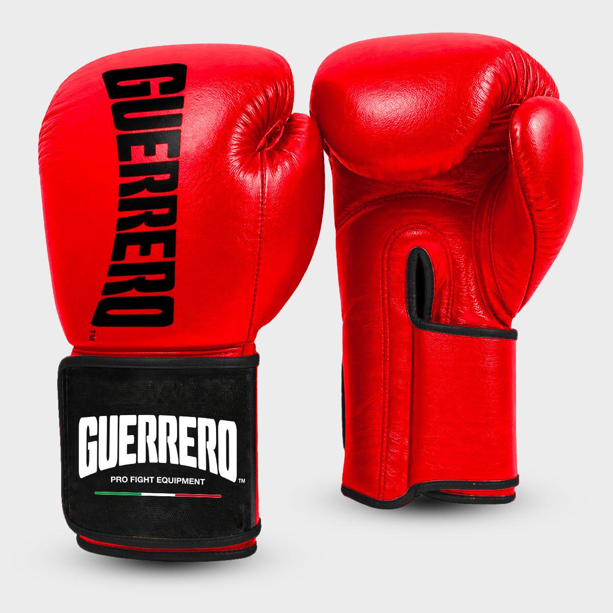 Titan PRO Red Guerrero™ Boxhandschuhe aus echtem Leder