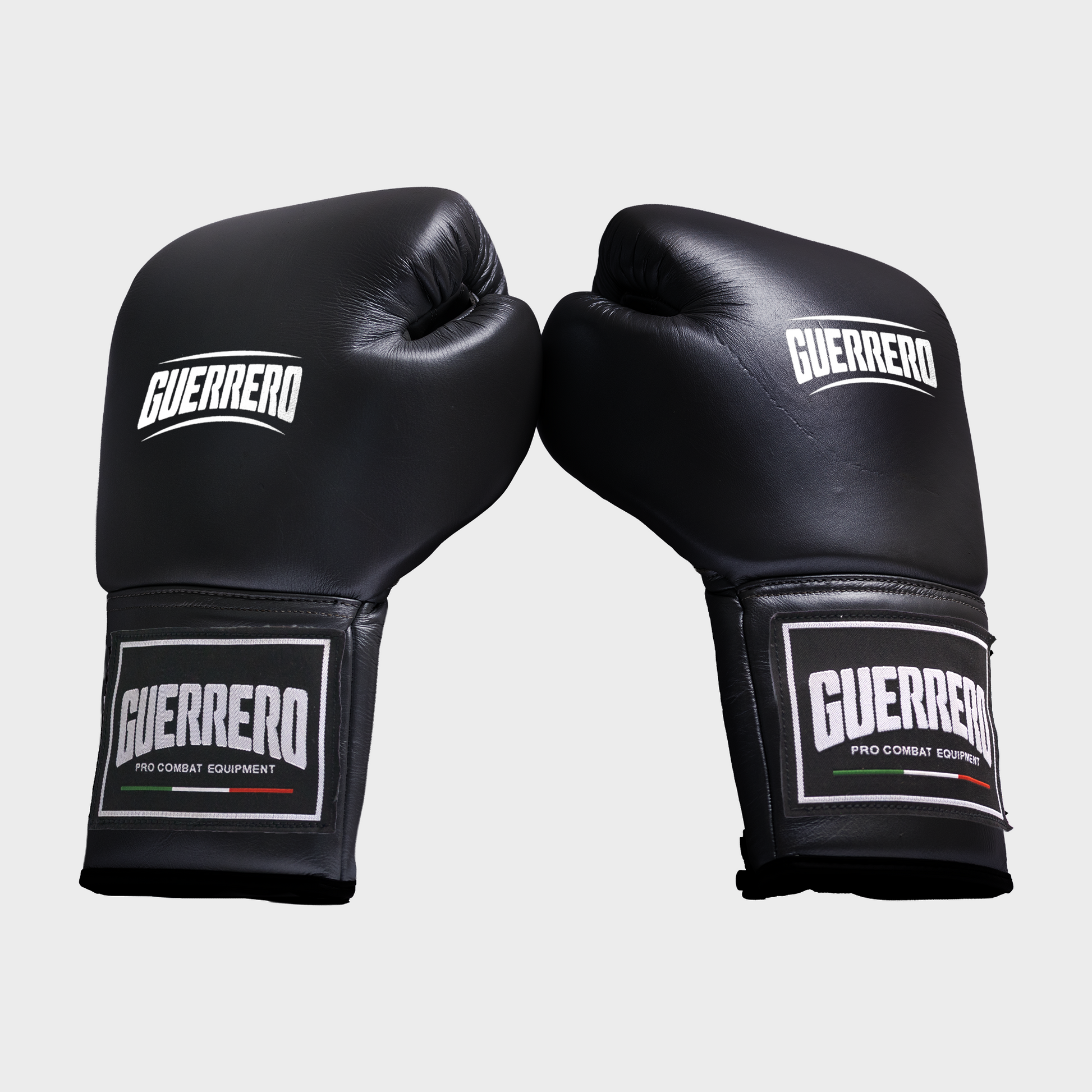 Guantoni da Boxe Elite Guard Neri In Vera Pelle | Guerrero™