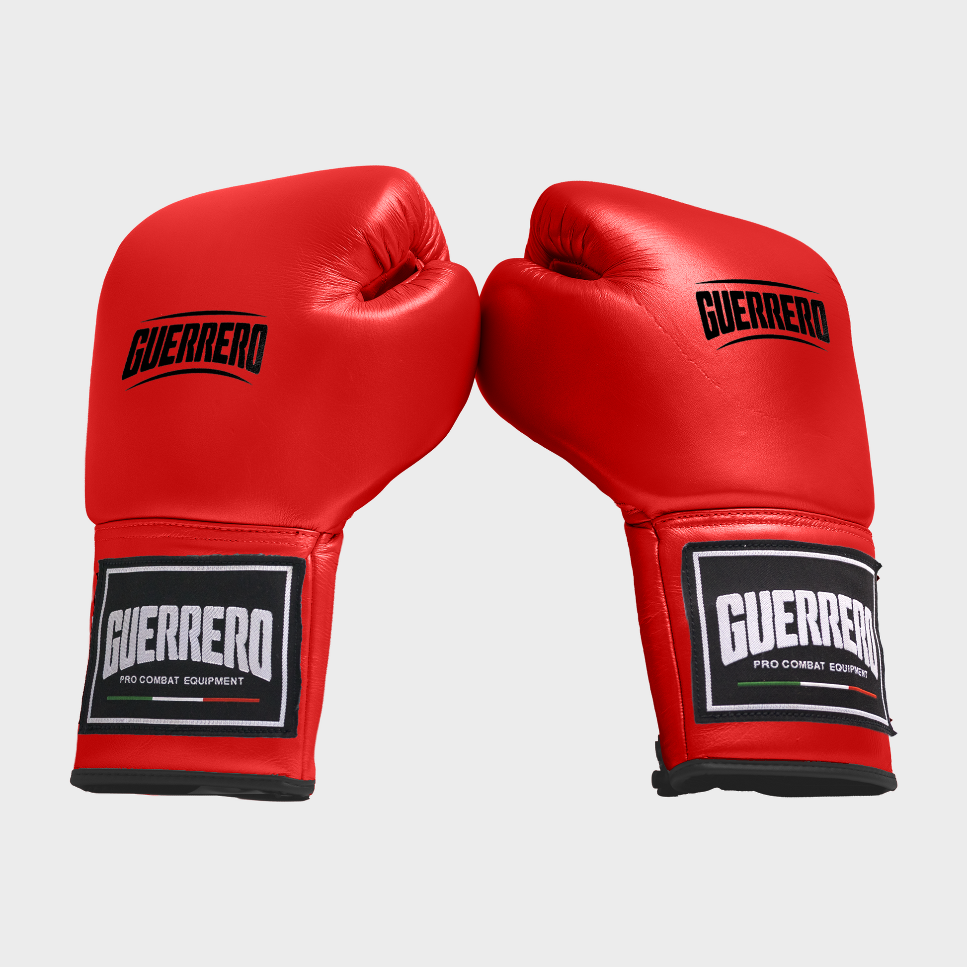 Guantoni da Boxe Elite Guard Rossi In Vera Pelle | Guerrero™