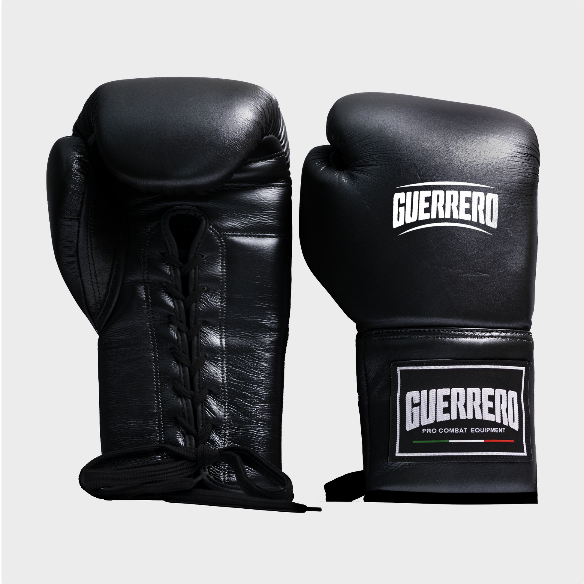 Guantoni da Boxe Elite Guard Neri In Vera Pelle | Guerrero™