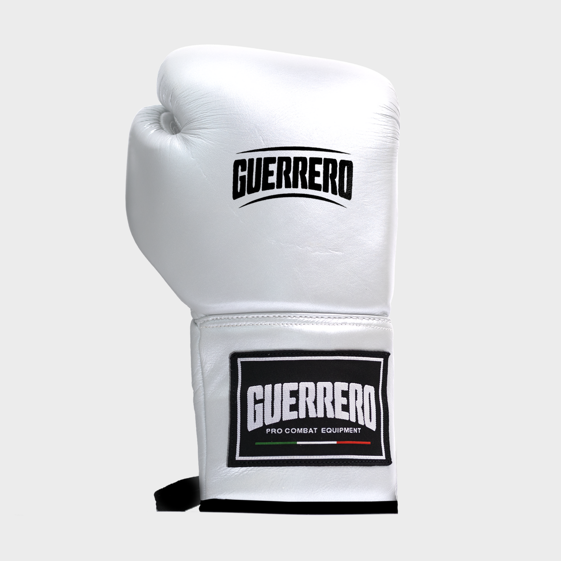 Guantoni da Boxe Elite Guard Bianchi In Vera Pelle | Guerrero™