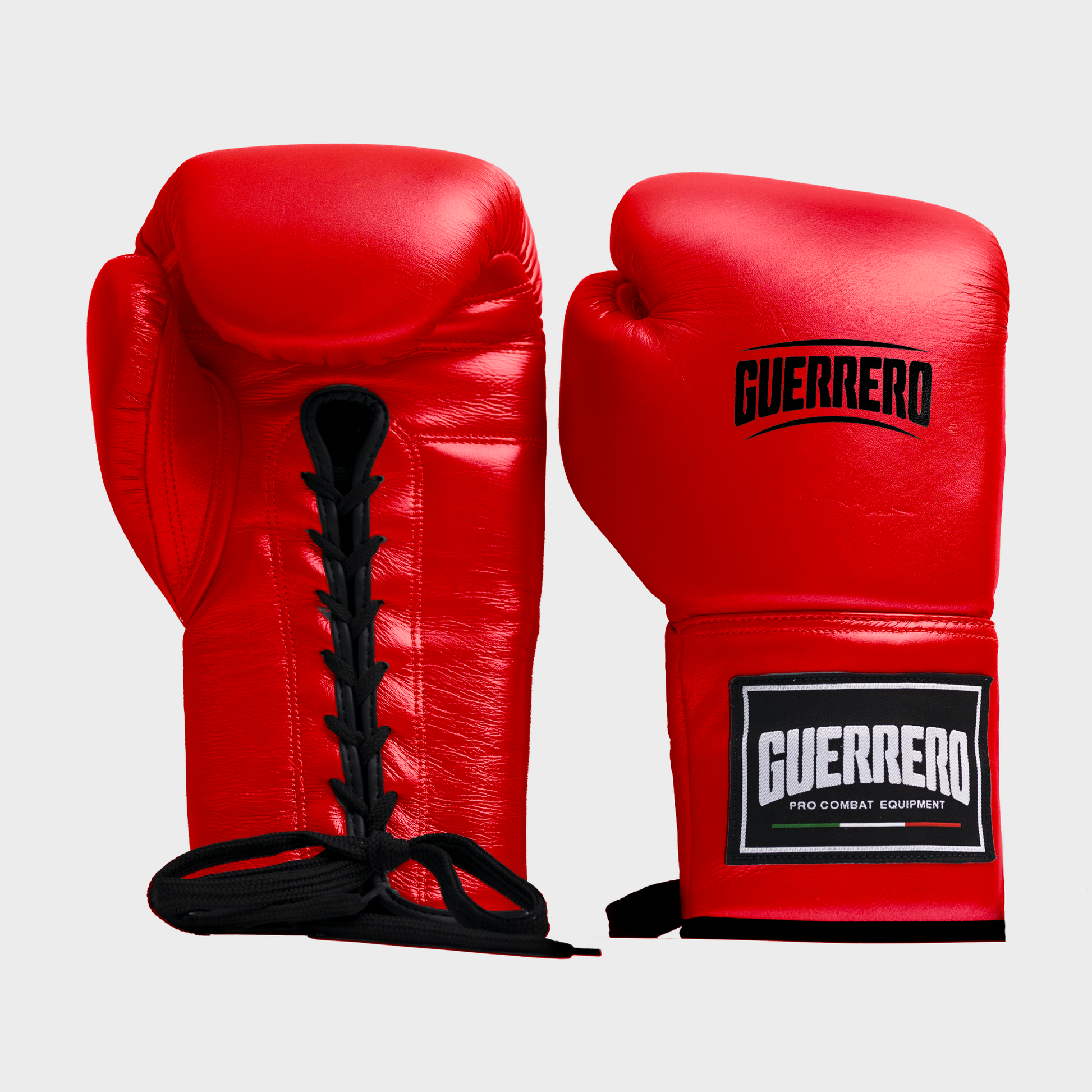 Guantoni da Boxe Elite Guard Rossi In Vera Pelle | Guerrero™